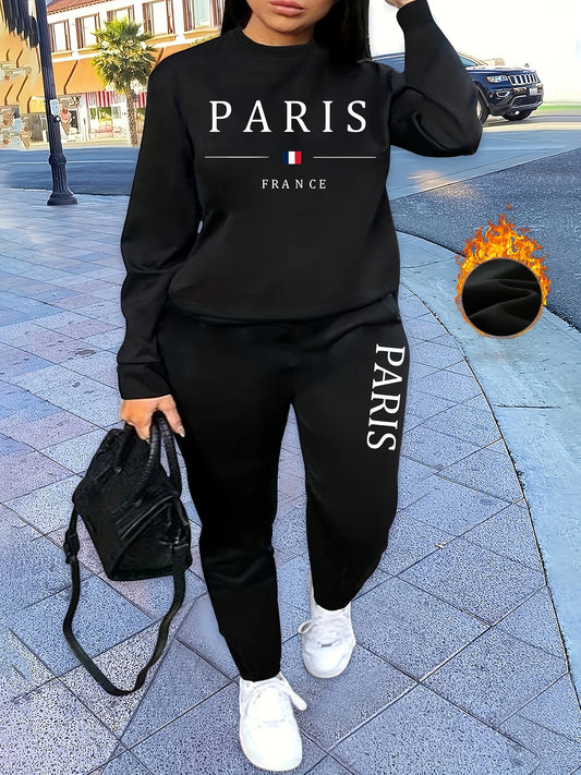 Womans Tracksuit Two Piece Set