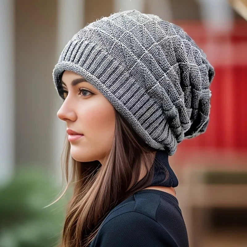 Women's Beanie Hat Fashionable Chunky