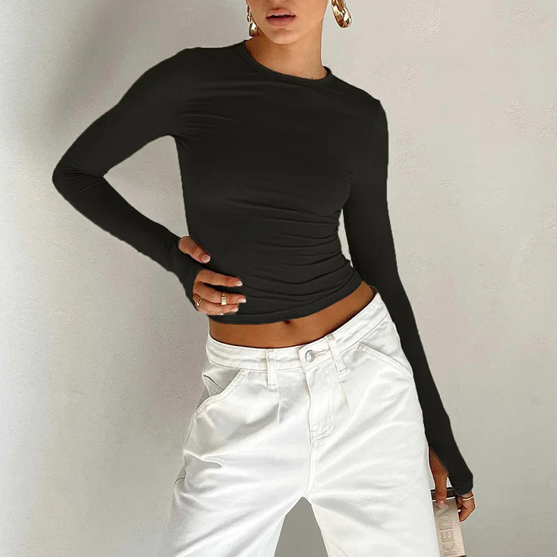 Fashion Women T-shirt Long