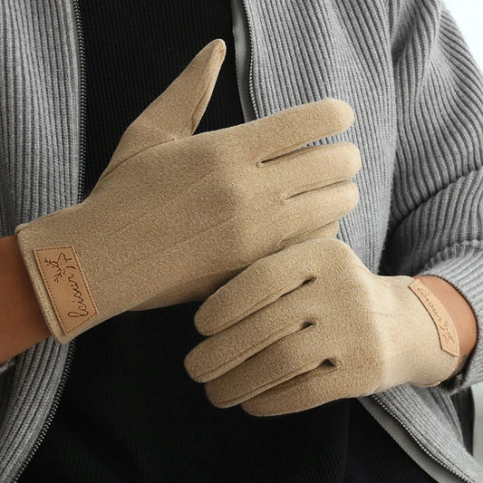 Men's Velvet Gloves Winter