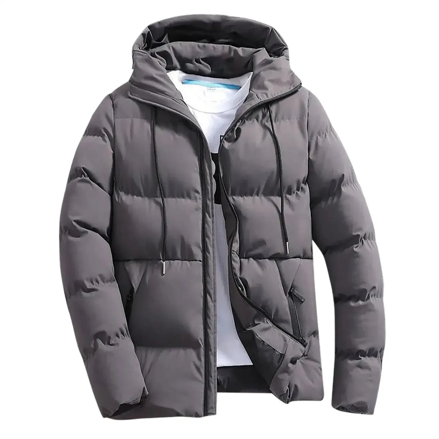 Men's Thick Puffer Hooded Jacket
