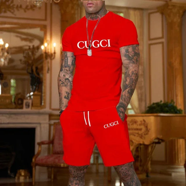 Summer T-shirt Shorts Men's Casual