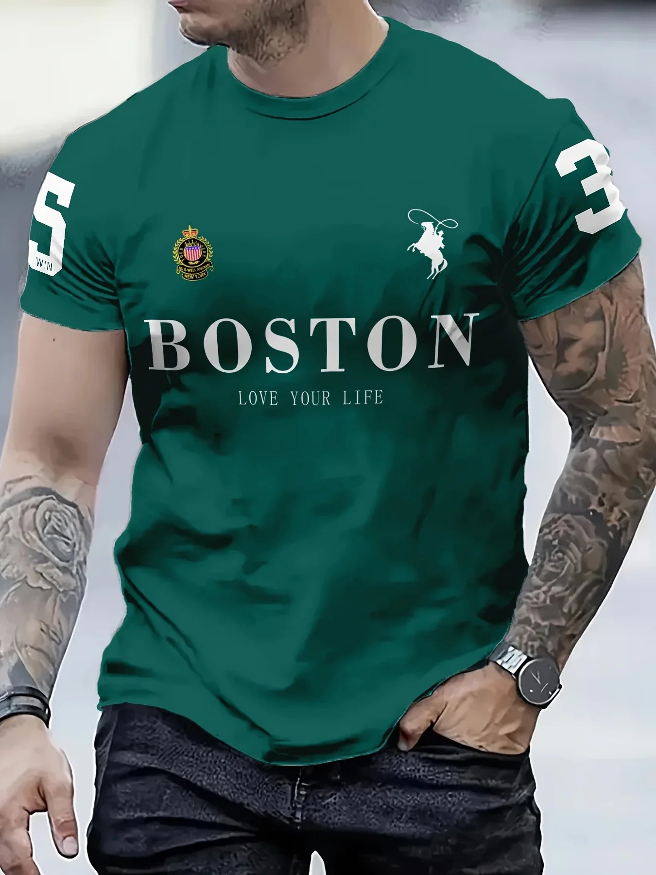 Casual Stylish Men's Summer T-Shirt