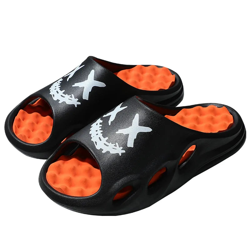 Men Fashion Massage Slippers Indoor