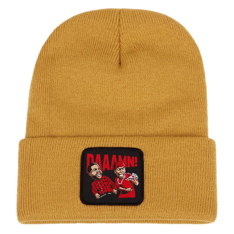 Fashion HipHop Man Embroidery Beanies Hat