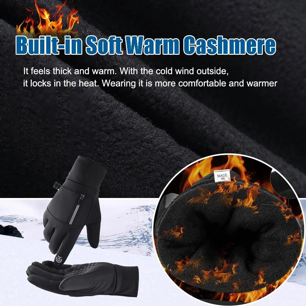 Winter Gloves for Men Waterproof