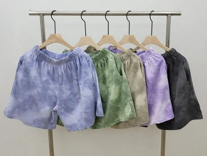 Women T-Shirt Shorts Suit Set Casual