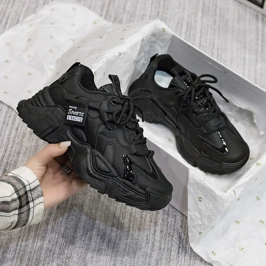 Women's Shoes Platform Autumn Leather