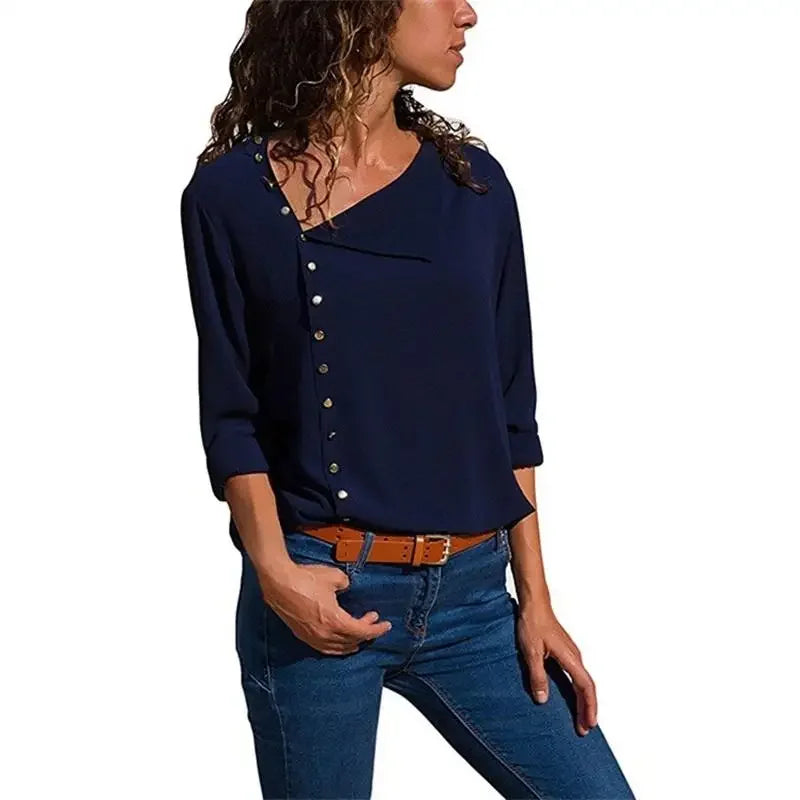 Women Blouse Shirt Autumn Office