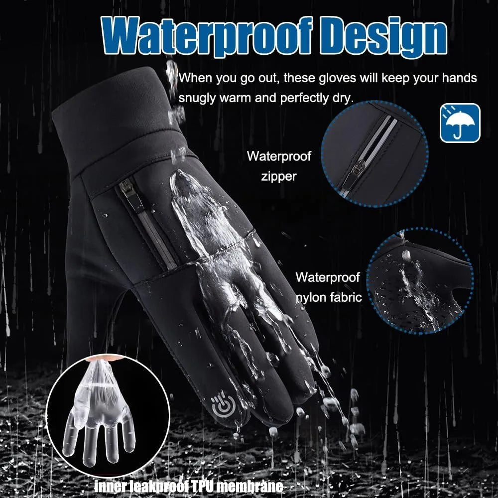 Winter Gloves for Men Waterproof