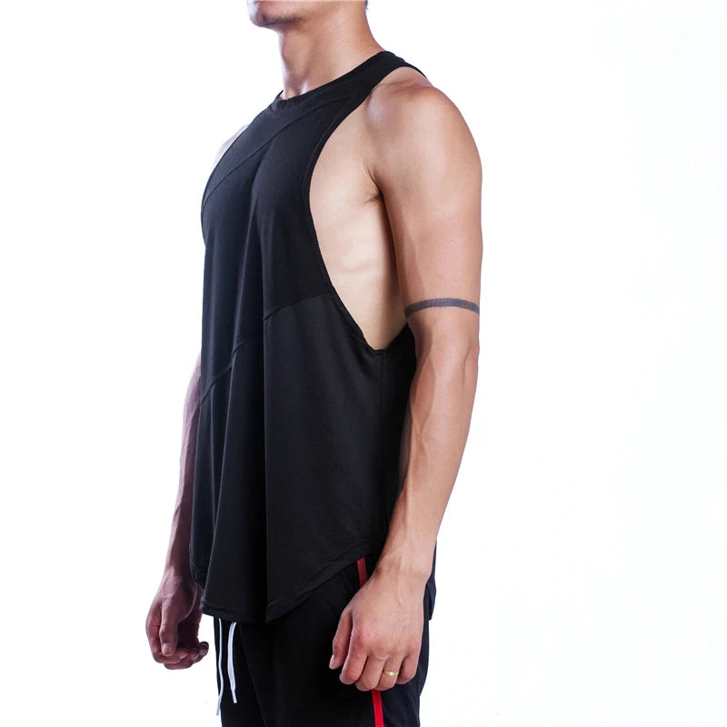 NEW Bodybuilding Sporty Tank Tops Men Gym Fitness