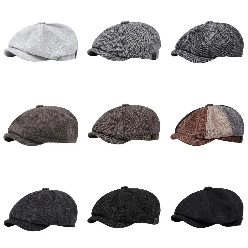 Men Newsboy Hat Spring Autumn Retro