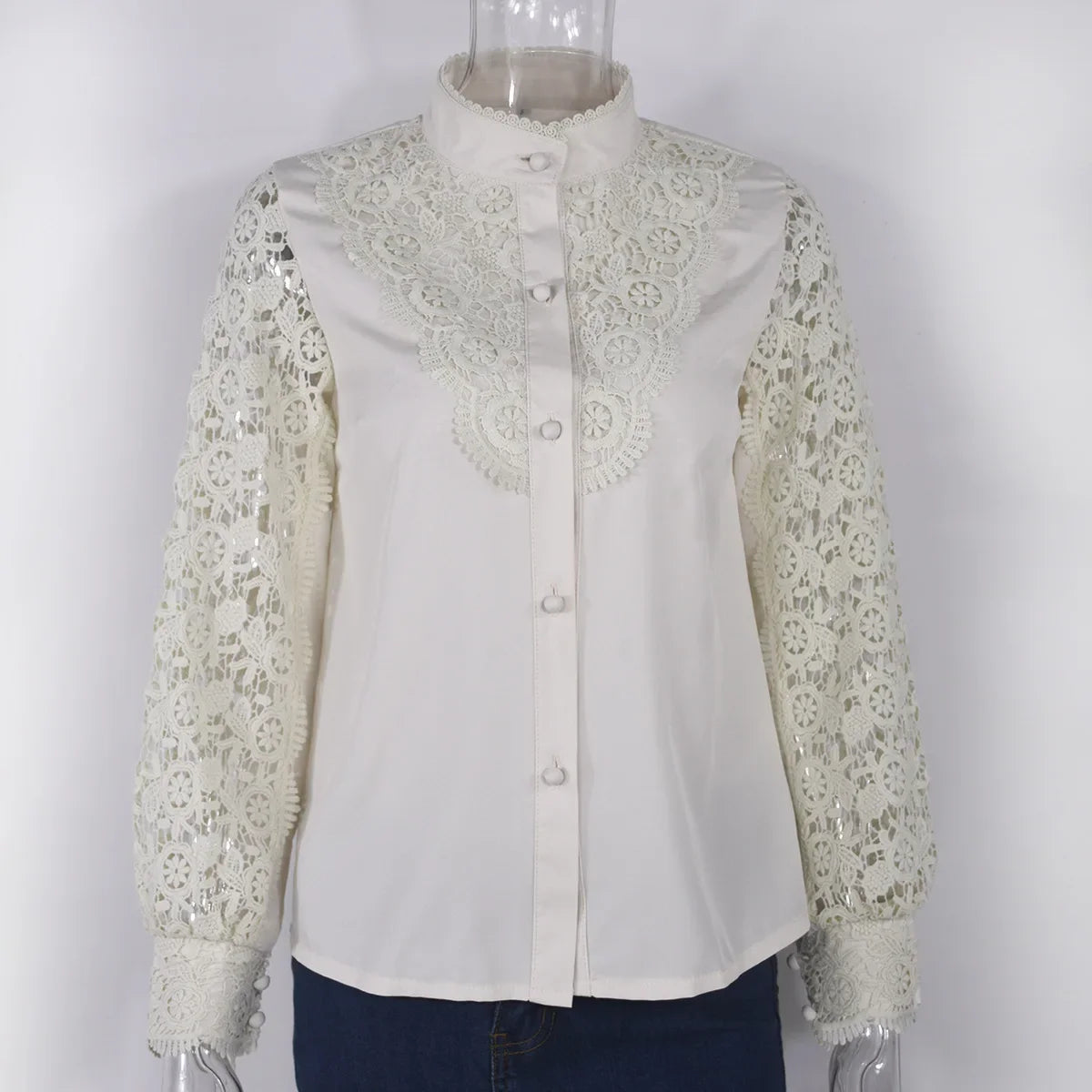 Women's Blouses White Office Spring Casual