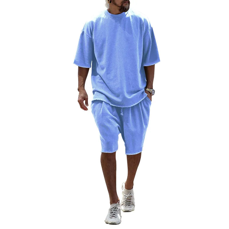 Men Tracksuit Casual Cotton