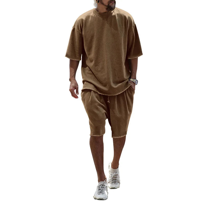 Men Tracksuit Casual Cotton