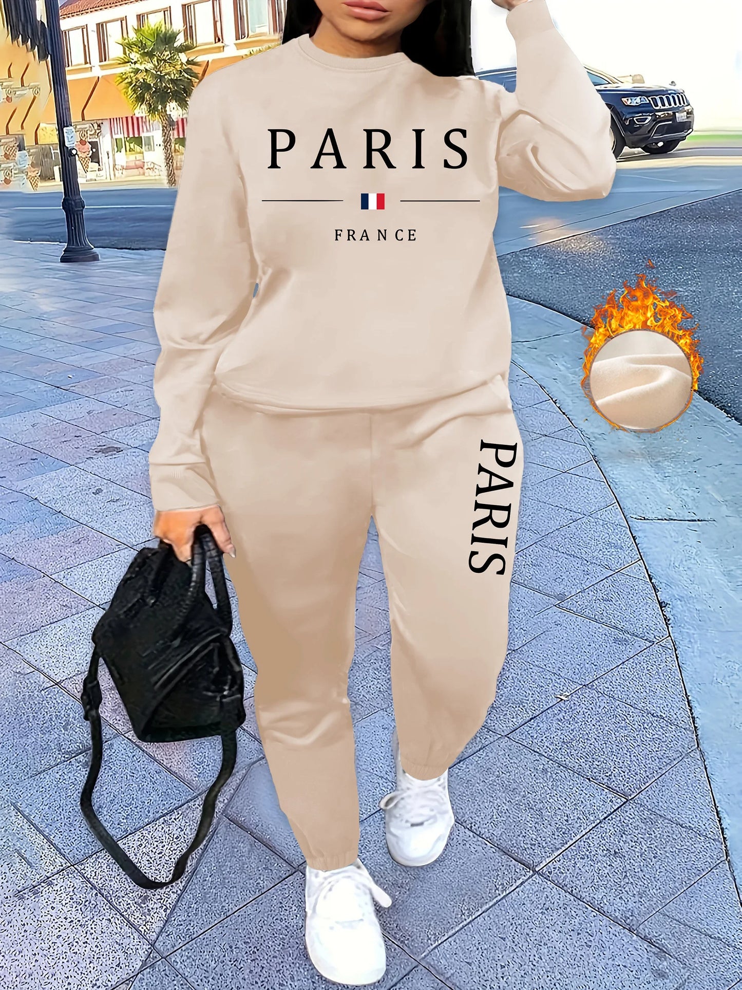 Womans Tracksuit Two Piece Set