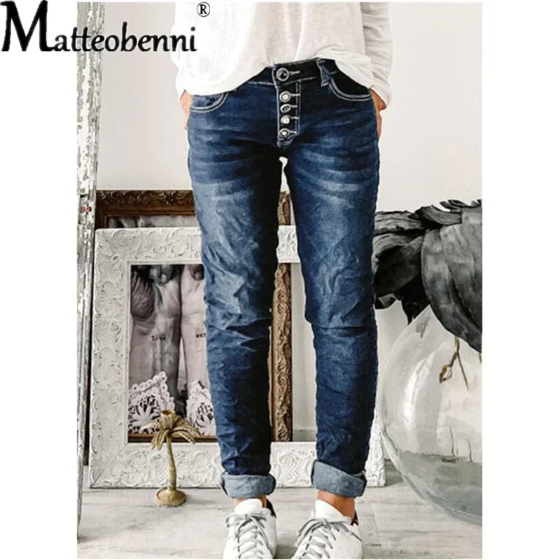 Women's Breasted Jeans