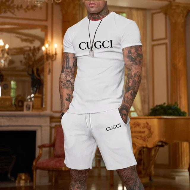 Summer T-shirt Shorts Men's Casual
