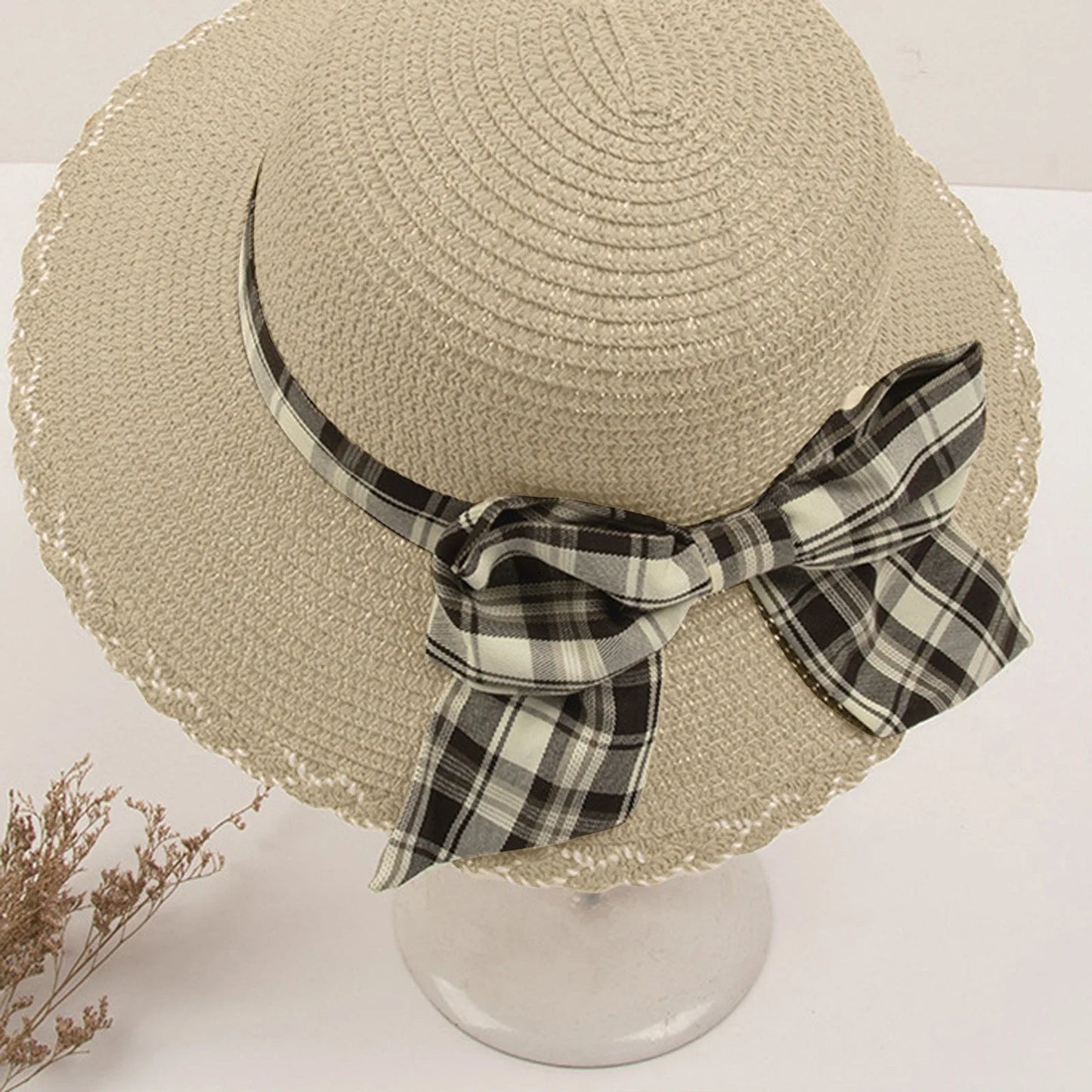 Women's Big Brimmed Hat Outdoors