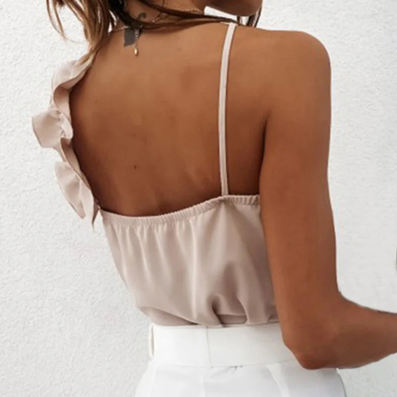 Women Summer Blouse Shirts Sexy