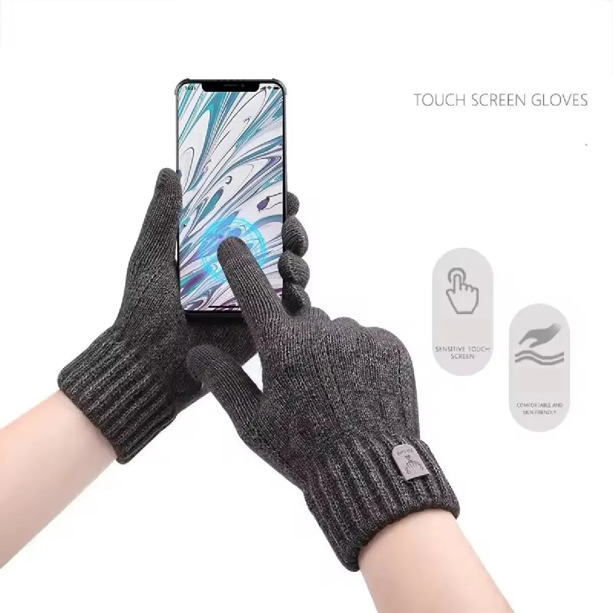 New Men's Warm Gloves