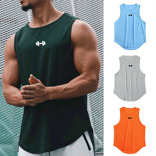 Summer Men's Gym Tank Top Fitness