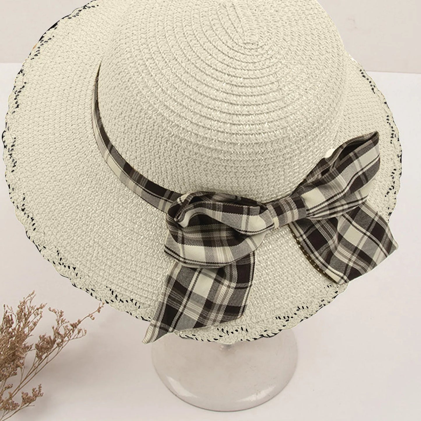 Women's Big Brimmed Hat Outdoors