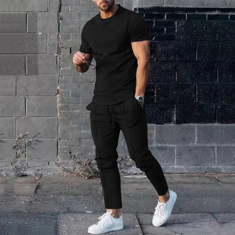 Mens Suit Summer Two-piece