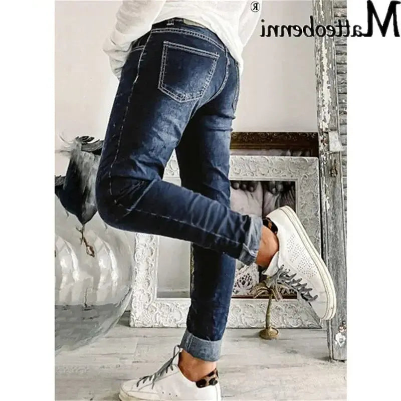 Women's Breasted Jeans