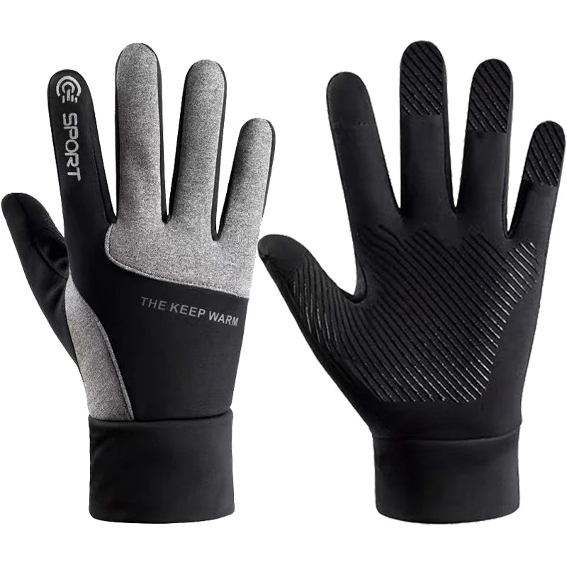 Winter Warm Gloves for Men Waterproof Touch Screen