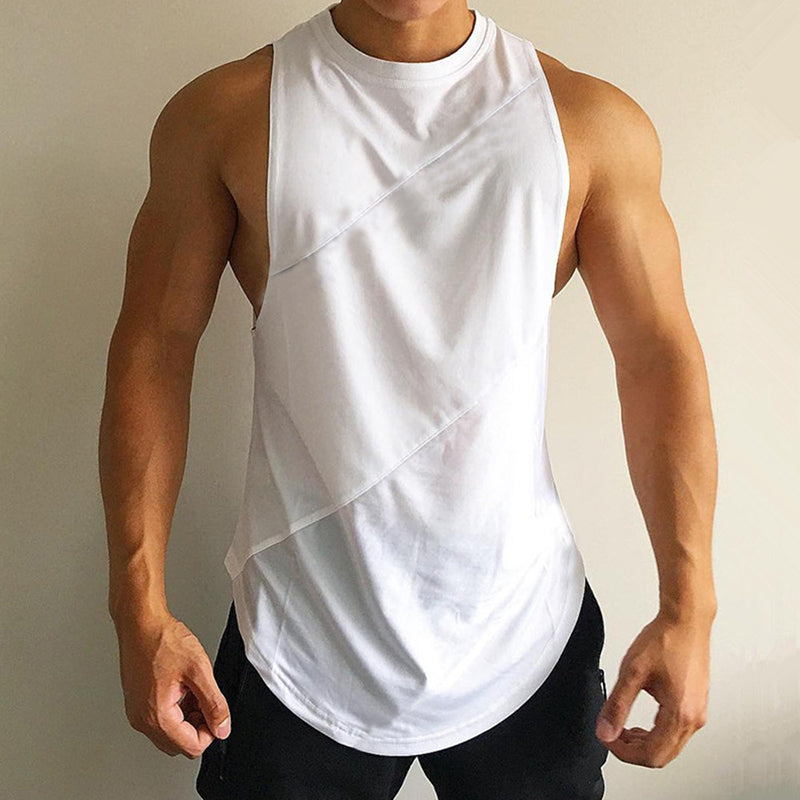 NEW Bodybuilding Sporty Tank Tops Men Gym Fitness