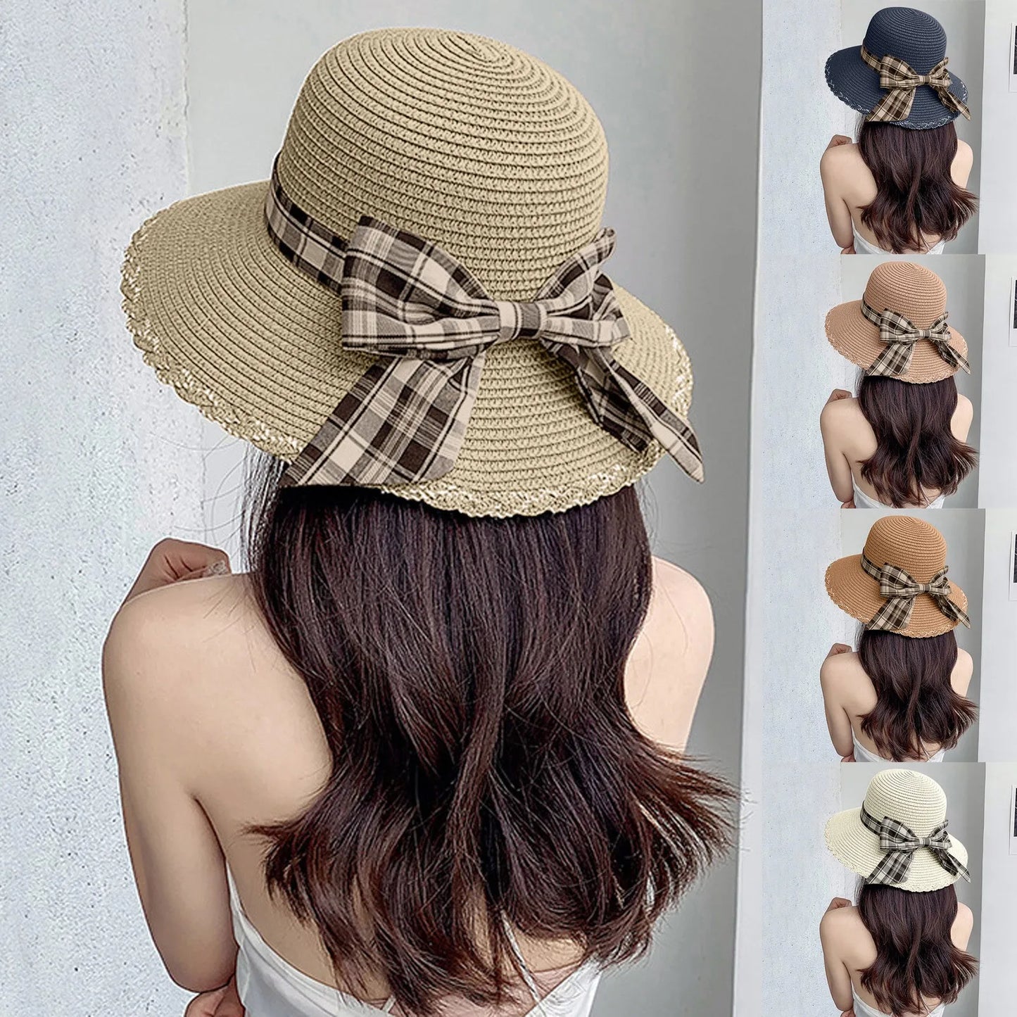 Women's Big Brimmed Hat Outdoors