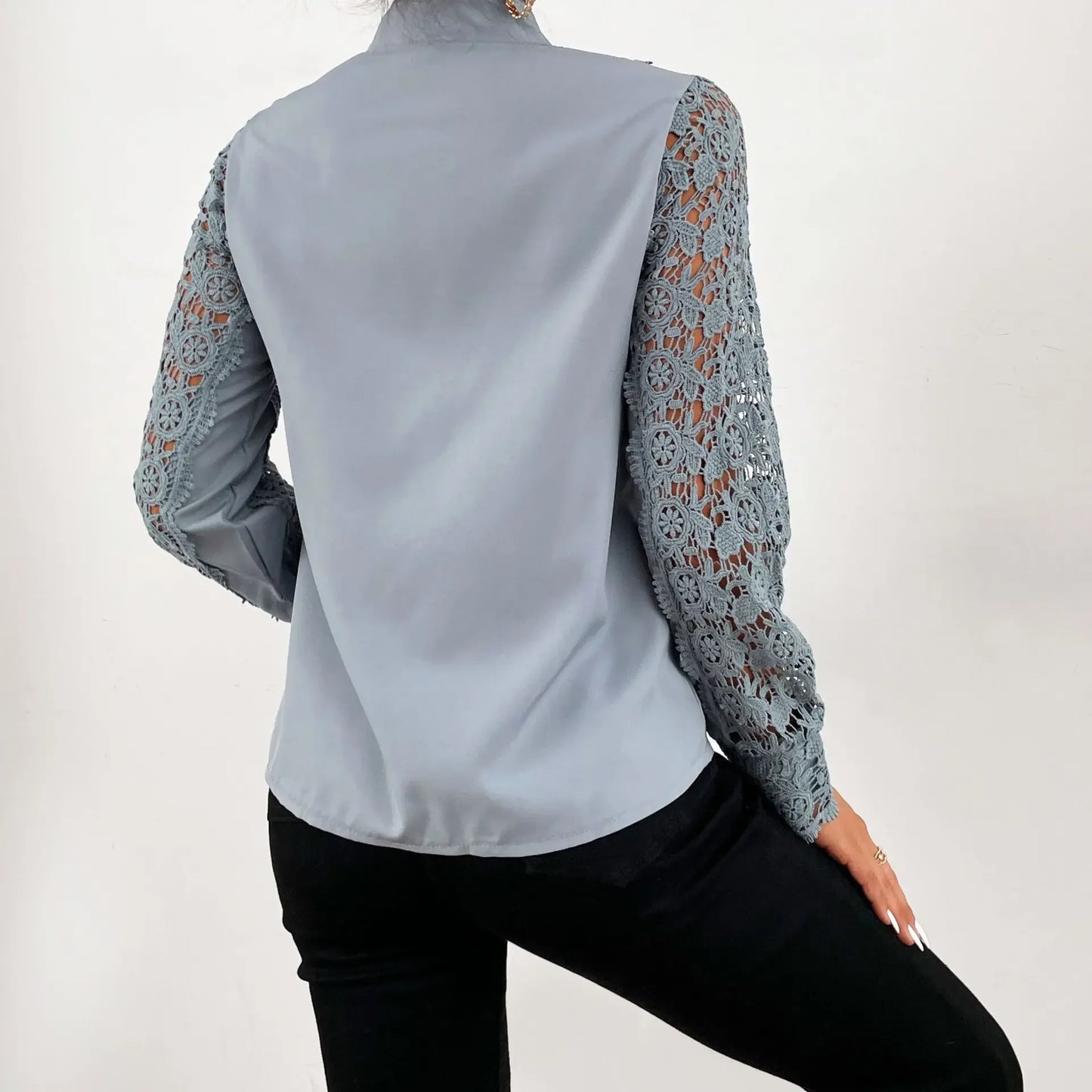 Women's Blouses White Office Spring Casual