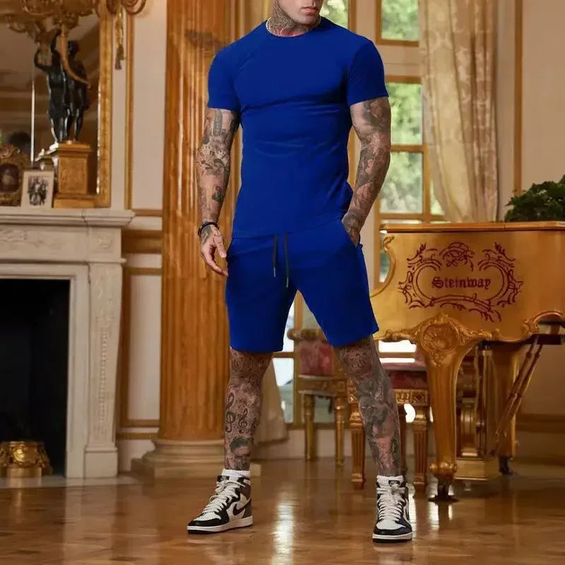 Sports Suit Men Breathable T-shirt