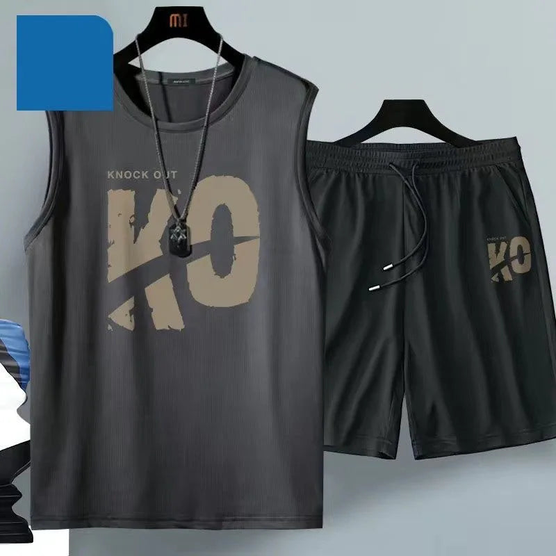 Summer Men's Sports Suit Fashion