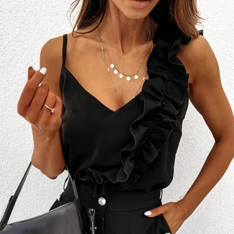 Women Summer Blouse Shirts Sexy
