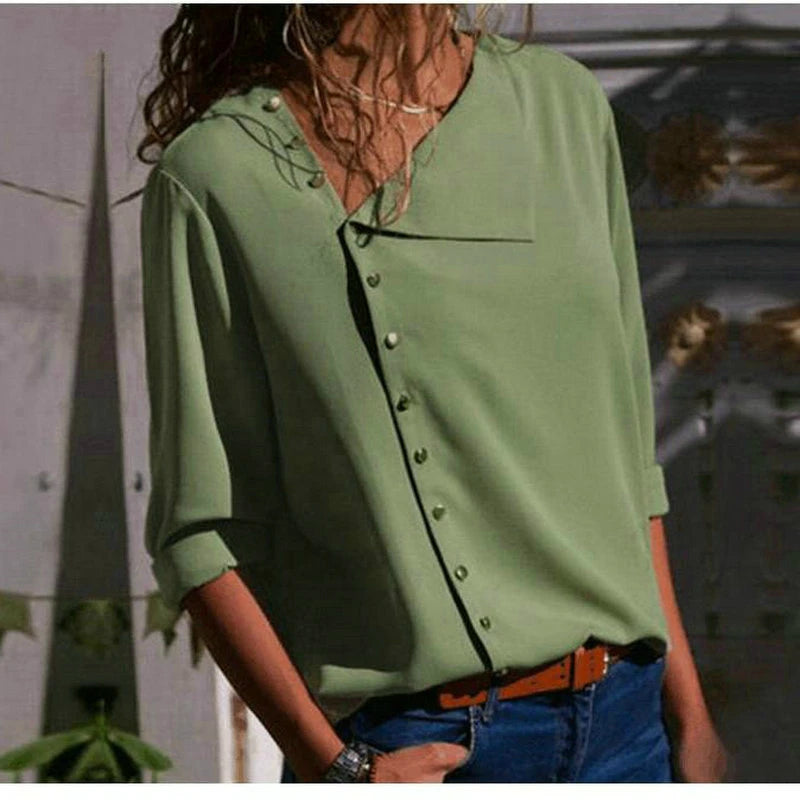 Women Blouse Shirt Autumn Office