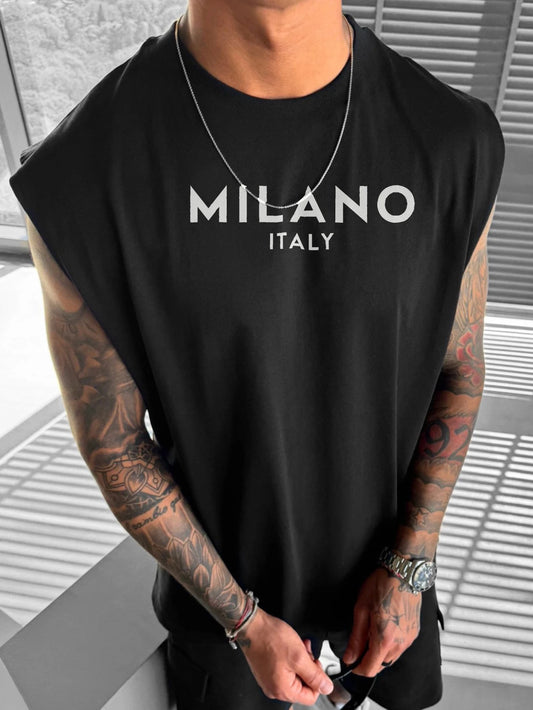 Men's vest short-sleeved T-shirt