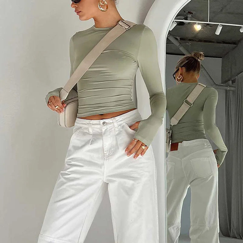 Fashion Women T-shirt Long
