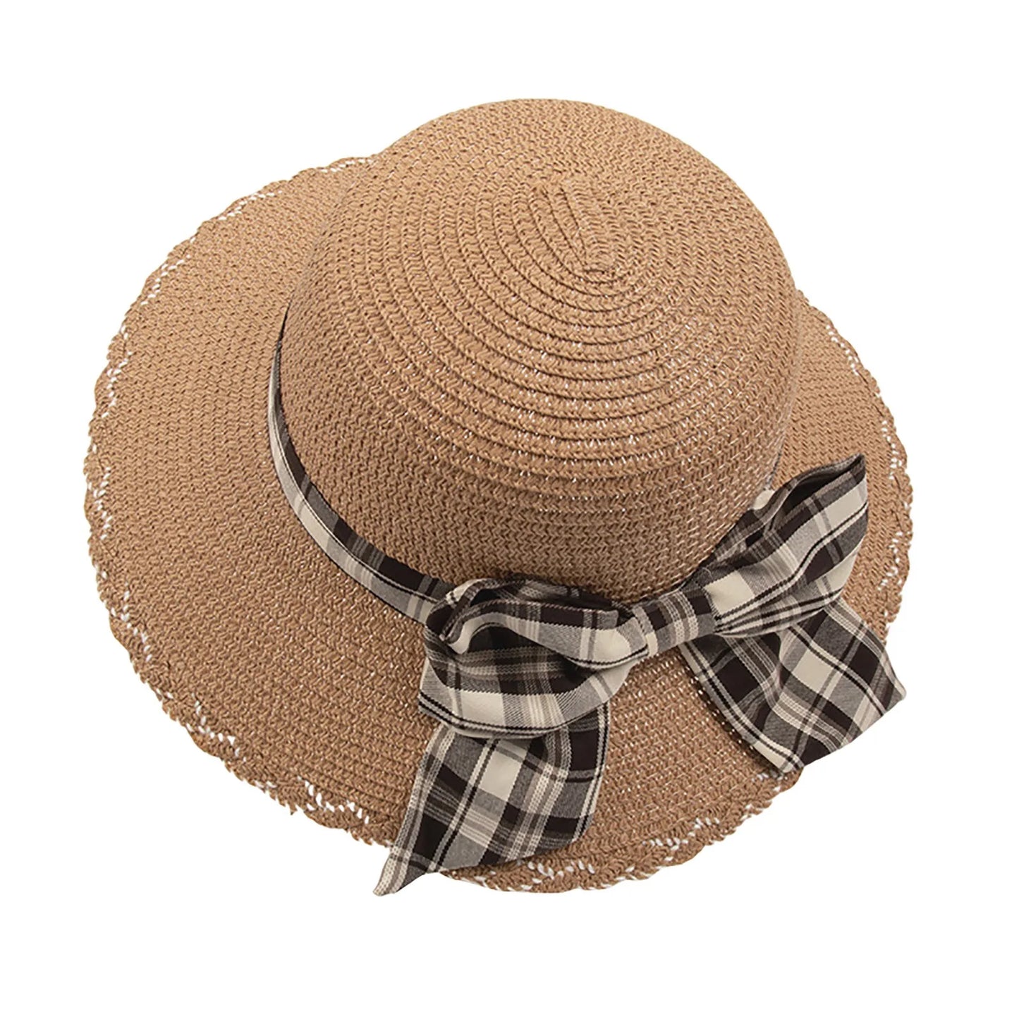 Women's Big Brimmed Hat Outdoors
