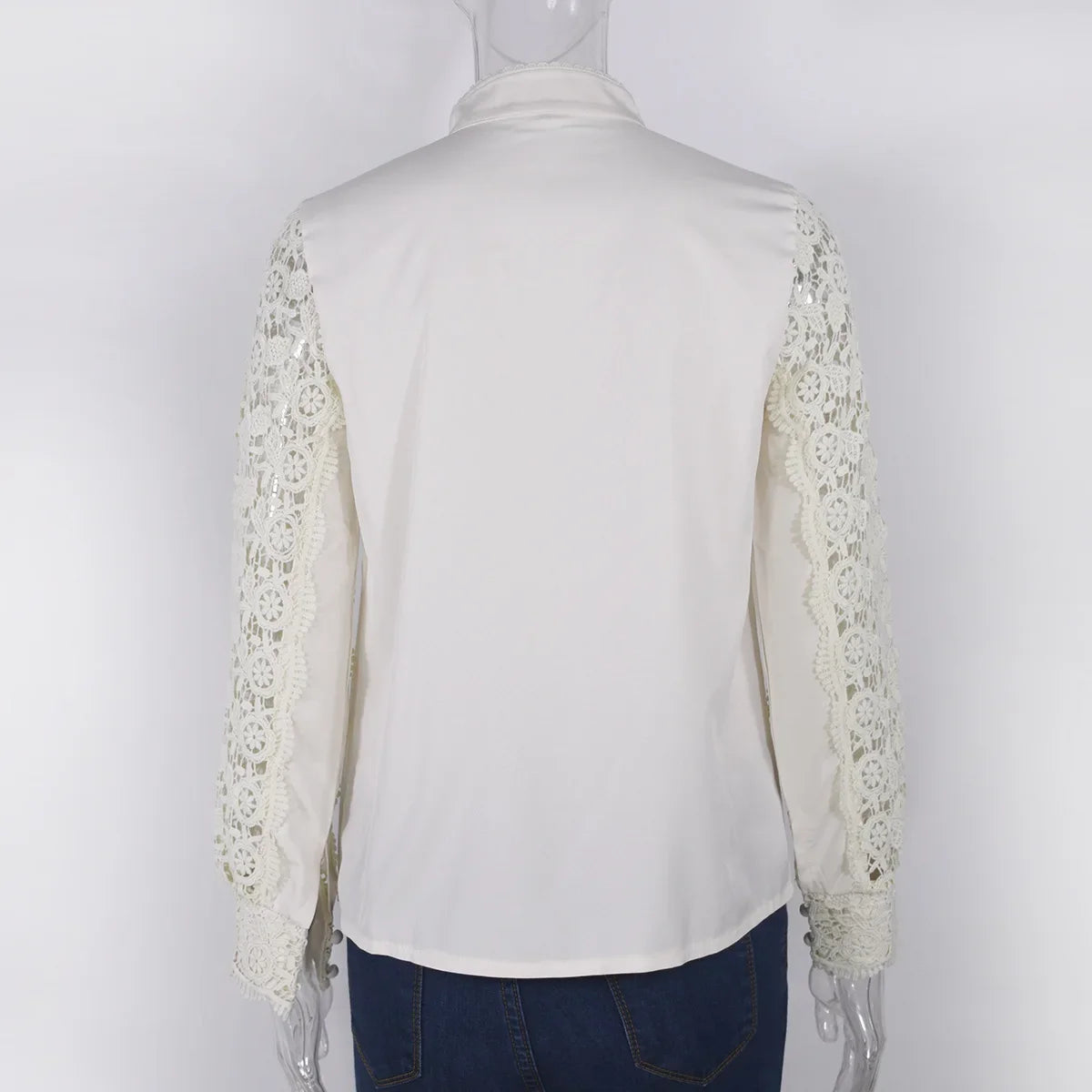 Women's Blouses White Office Spring Casual