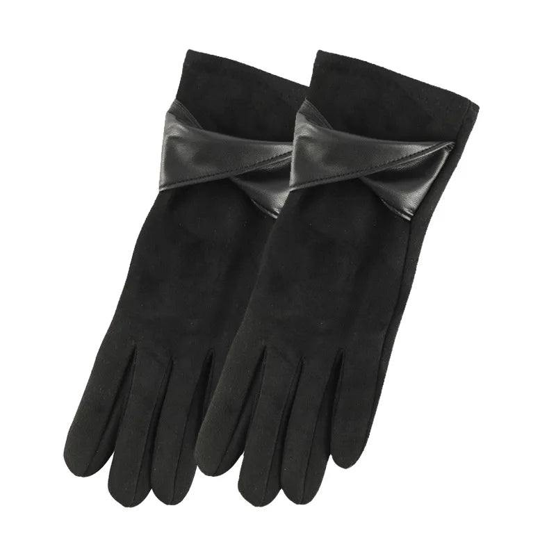 Winter Gloves For Women Suede