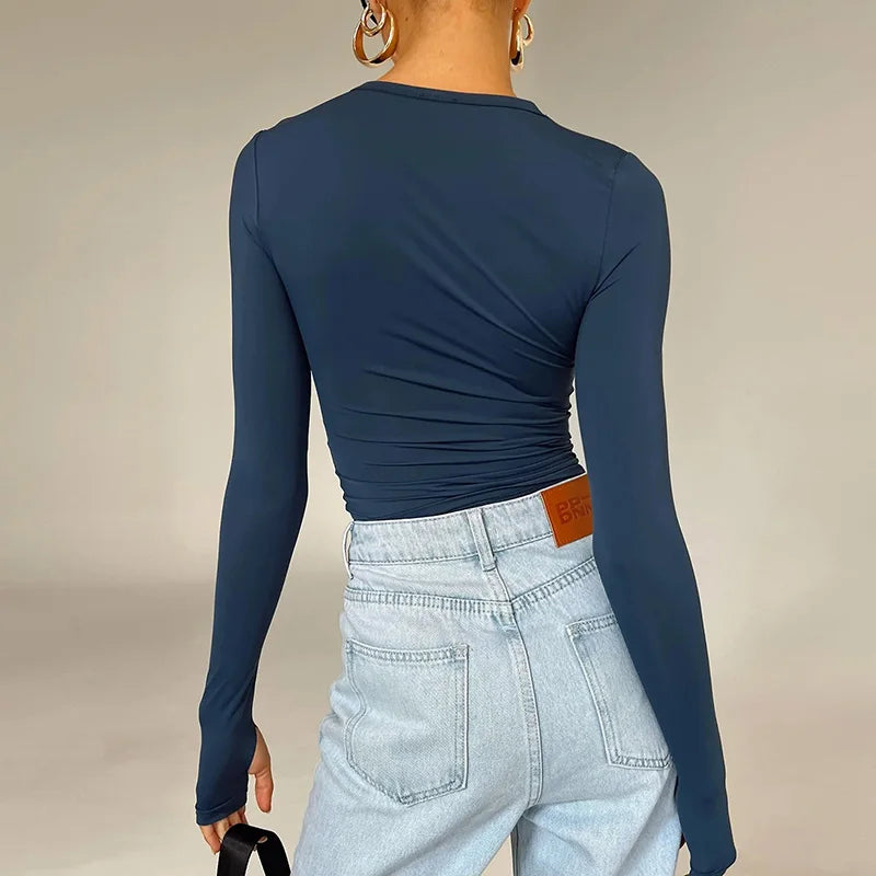 Fashion Women T-shirt Long