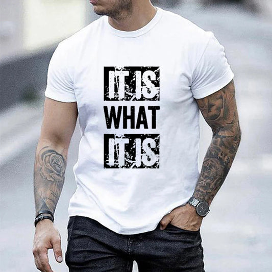 What It Is Print T Shirt