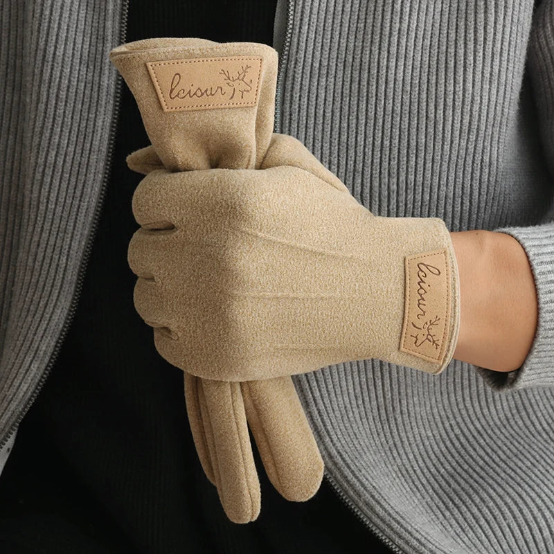 Men's Velvet Gloves Winter