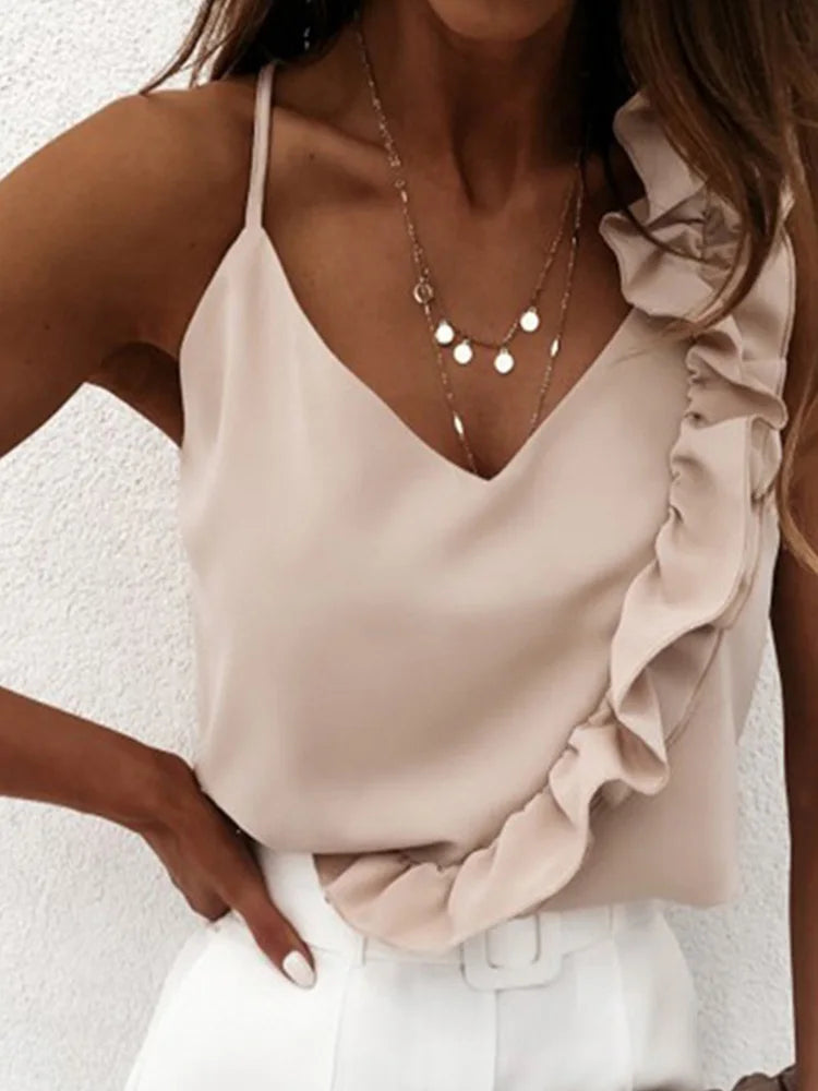 Women Summer Blouse Shirts Sexy