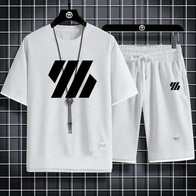 Mens Sports Suit Fashion Tracksuit