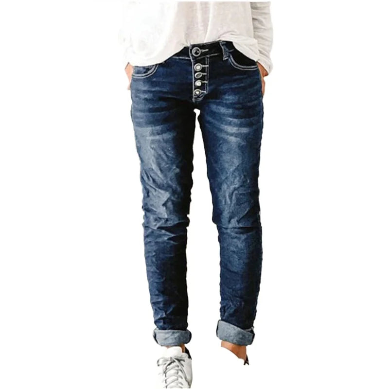 Women's Breasted Jeans