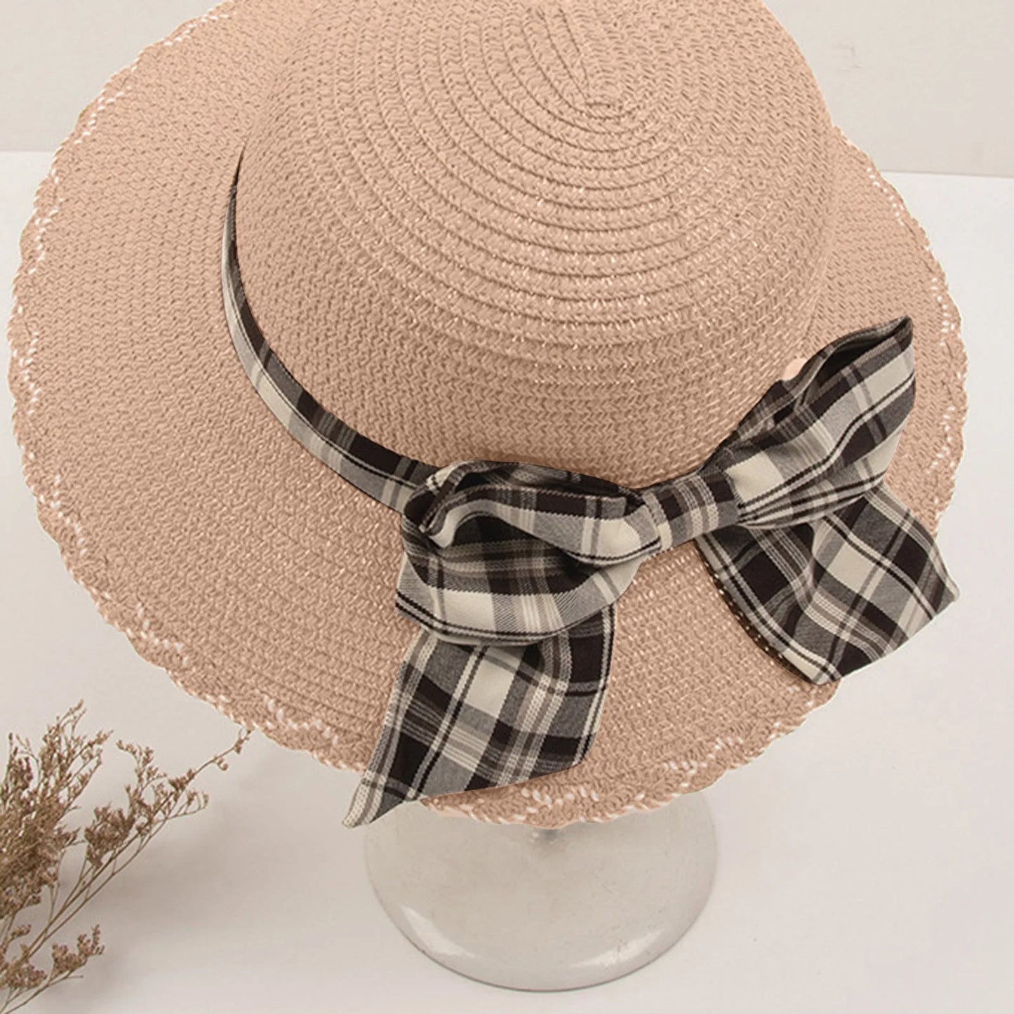 Women's Big Brimmed Hat Outdoors