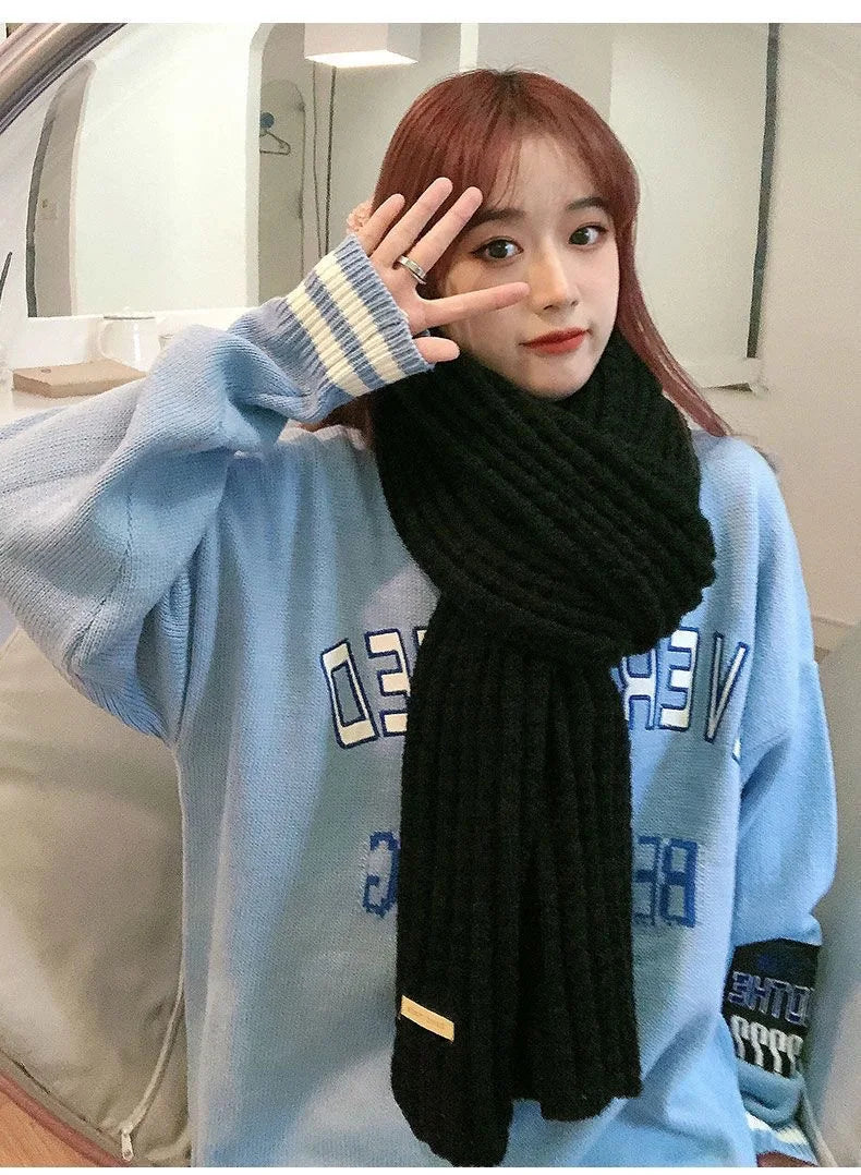 Sweet Knitted Scarf For Women
